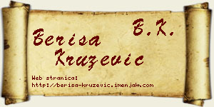 Beriša Kružević vizit kartica